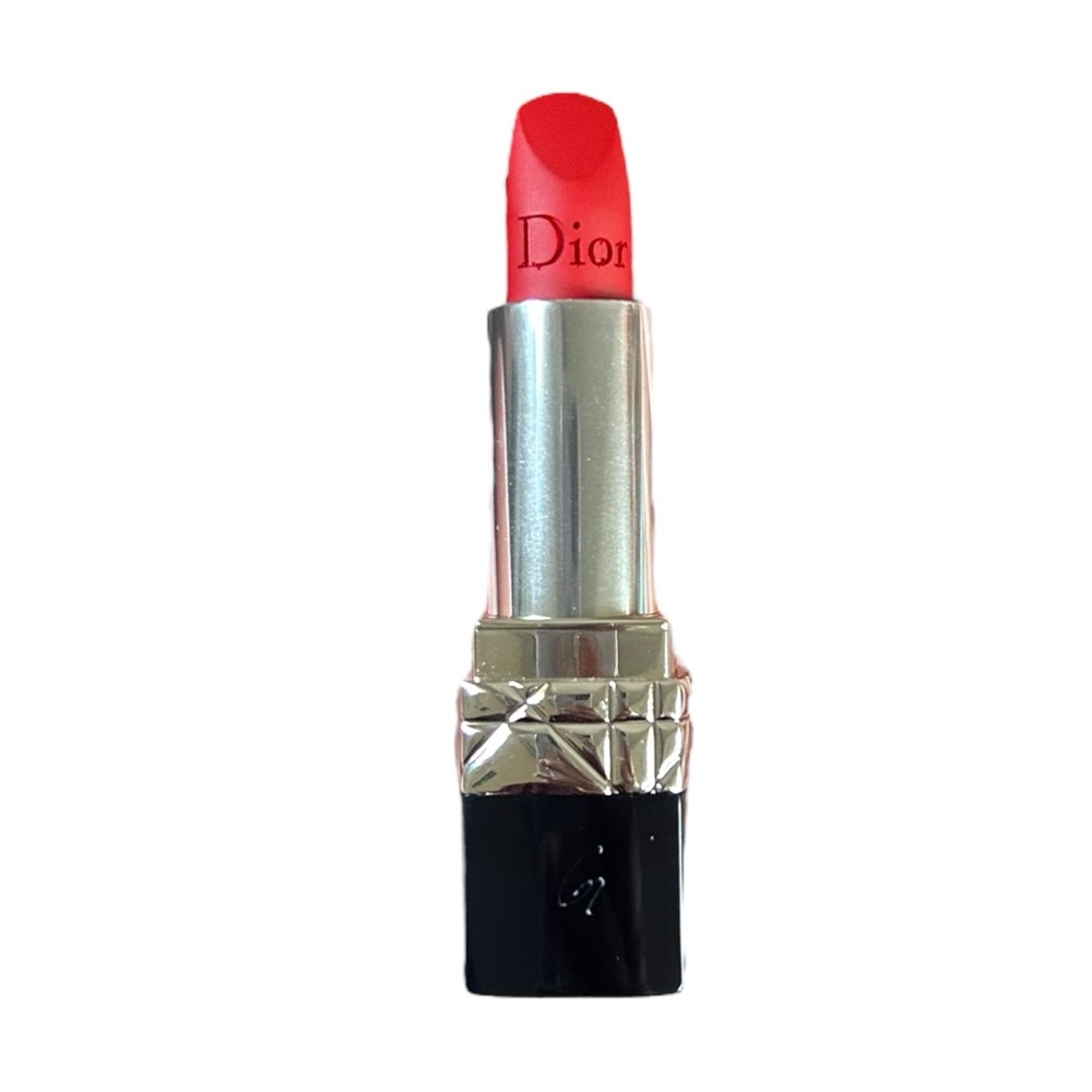 Dior Rouge Matte Lipstick #999 Classic Red Pin-Up Retro Rockabilly Holiday Party